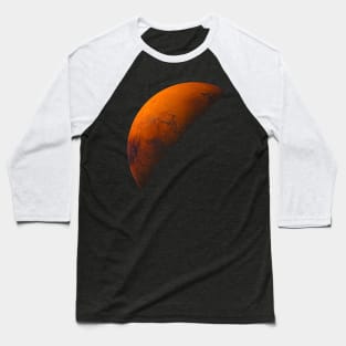 Planet Mars Baseball T-Shirt